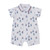 Red, White, & Blue Regatta Short Playsuit