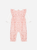 Pink Floral Overall Set