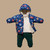 Dragon Print Puffer Jacket