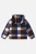 Reversible Fleece Jacket - Dark Blue And Brown - Toddler