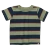 Adventure T-Shirt - Olive, Navy Stripe - Toddler