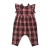 Burgundy Tartan Jumper