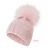 Single Pom Crystal Beanie