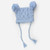 Quinn Cable Knit Pom-Pom Hat - Blue