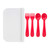 5-Piece Utensil Set - Pink