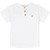 White Pique Henley Tee