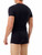 Men’s Cotton Concealer Compression V-Neck T-Shirt – Plus Size - Chest & Tummy Control