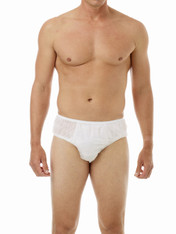 Men’s Disposable Cotton Underwear Briefs – 20-Pack Travel & Hospital Undergarments | 100% Cotton