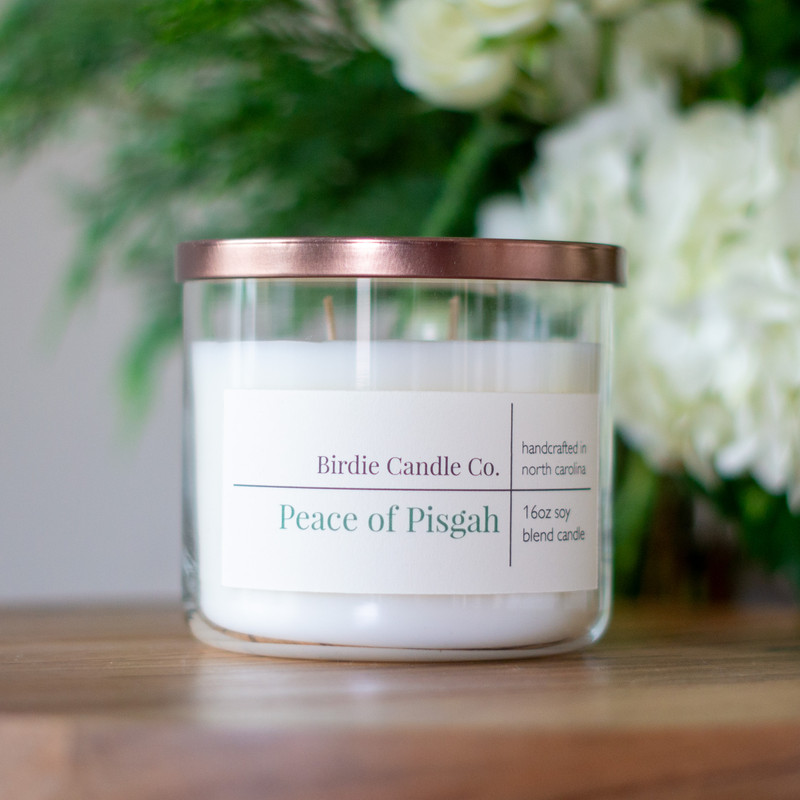 16 OZ HAND POURED CANDLE - PEACE OF PISGAH