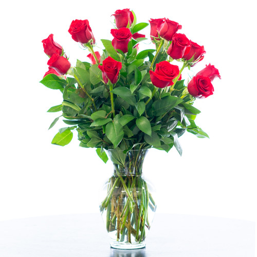 Perfect Two Dozen Red Roses