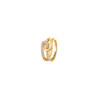 Dinh Van 18K Yellow Gold Maillon Star Diamond Ring-43079