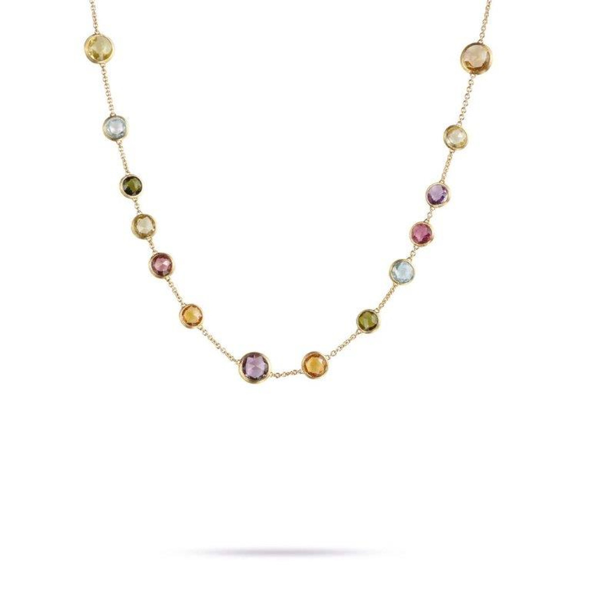 Marco Bicego Jaipur 18K Yellow Gold & MIxed Stones Necklace-JSMNK0331