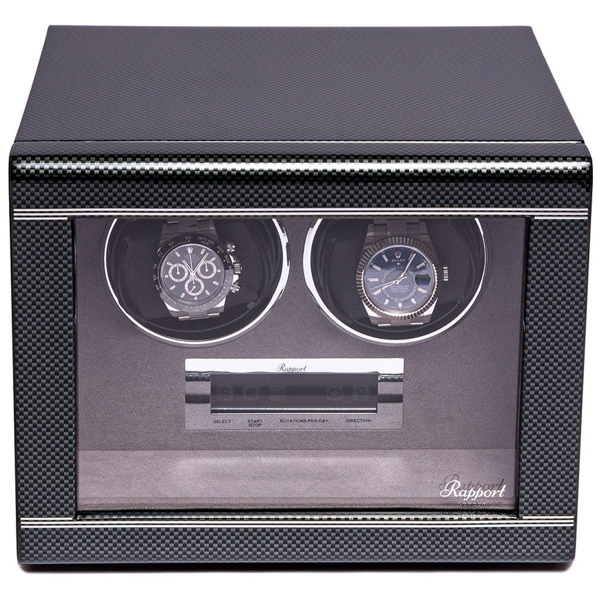 Formula Duo Watch Winder Carbon Fibre-GWBOX00253