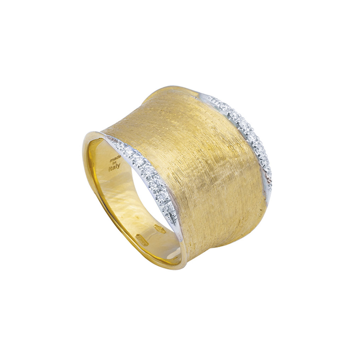 Marco Bicego Lunaria 18KT Yellow Gold & Diamond Medium Ring-DANVB8672