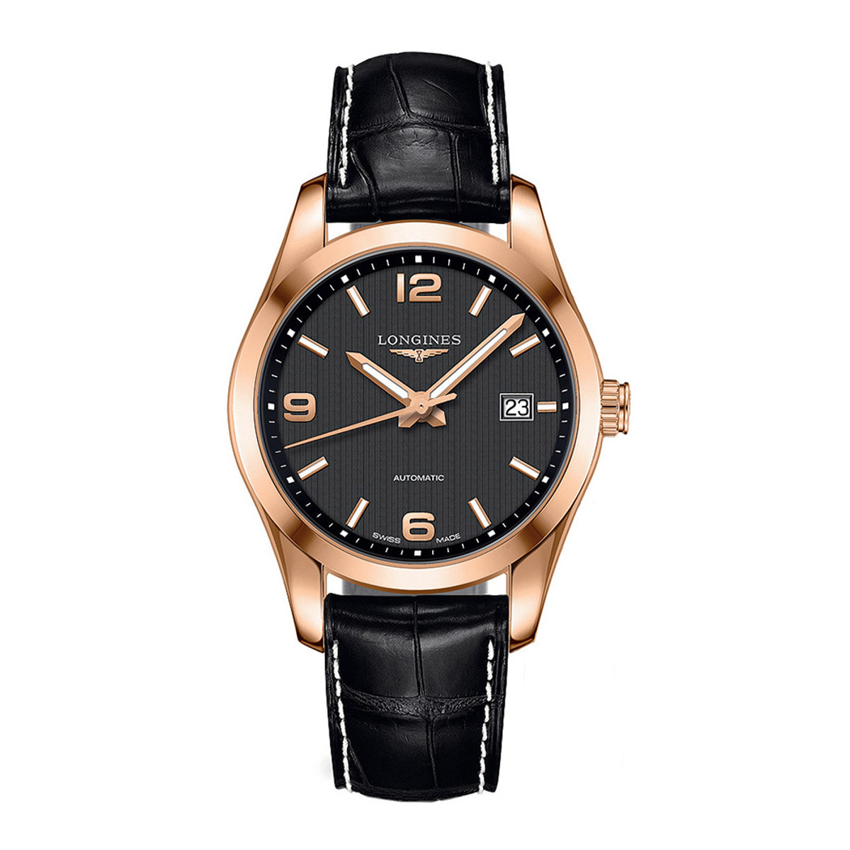 Longines Conquest Classic Automatic 18K Rose Gold 40mm L2.785.8.56.3-WLONG0084 Product Image