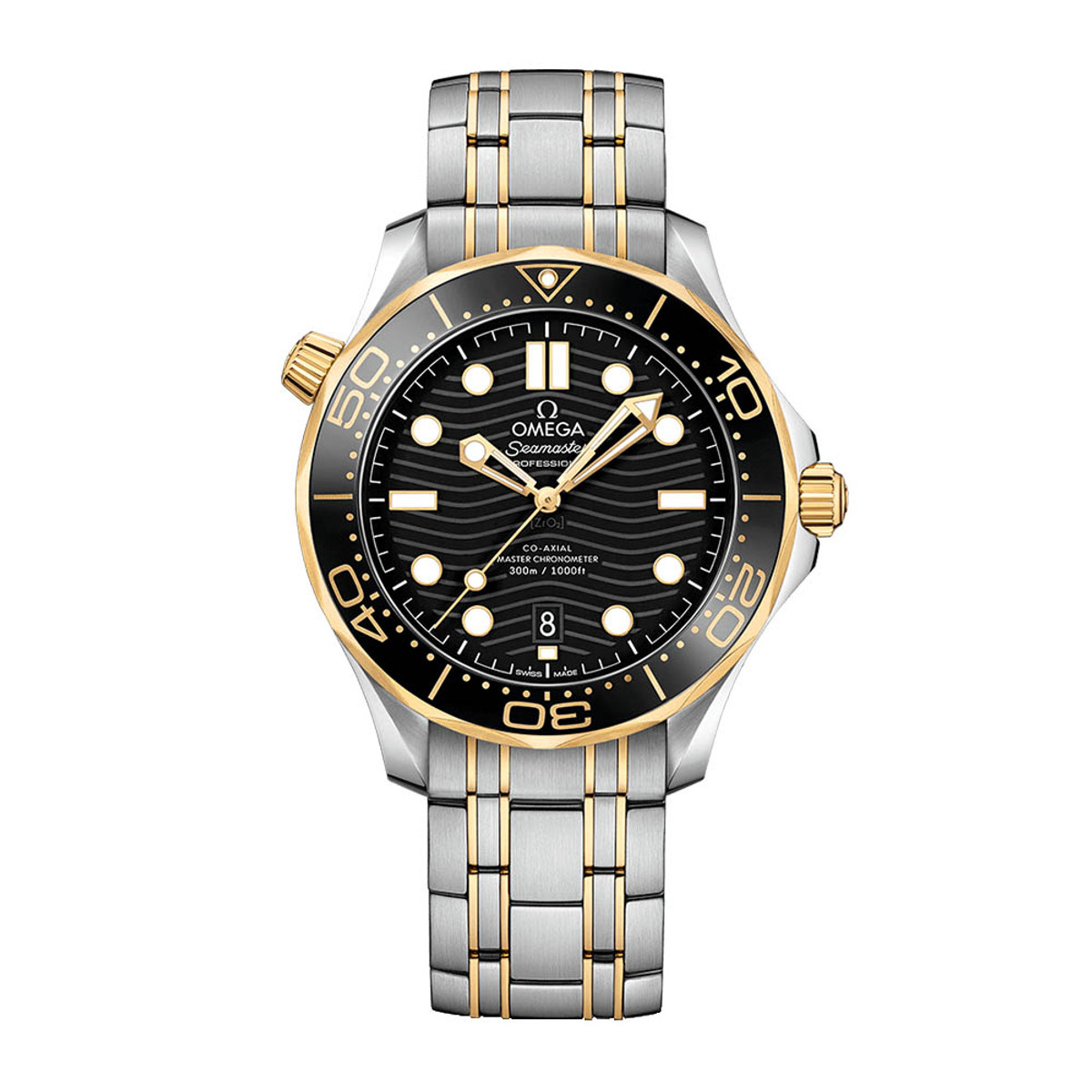 Omega Seamaster Diver 300M 18K Yellow Gold & Steel 42mm 210.20.42.20.01.002-WOMG0806