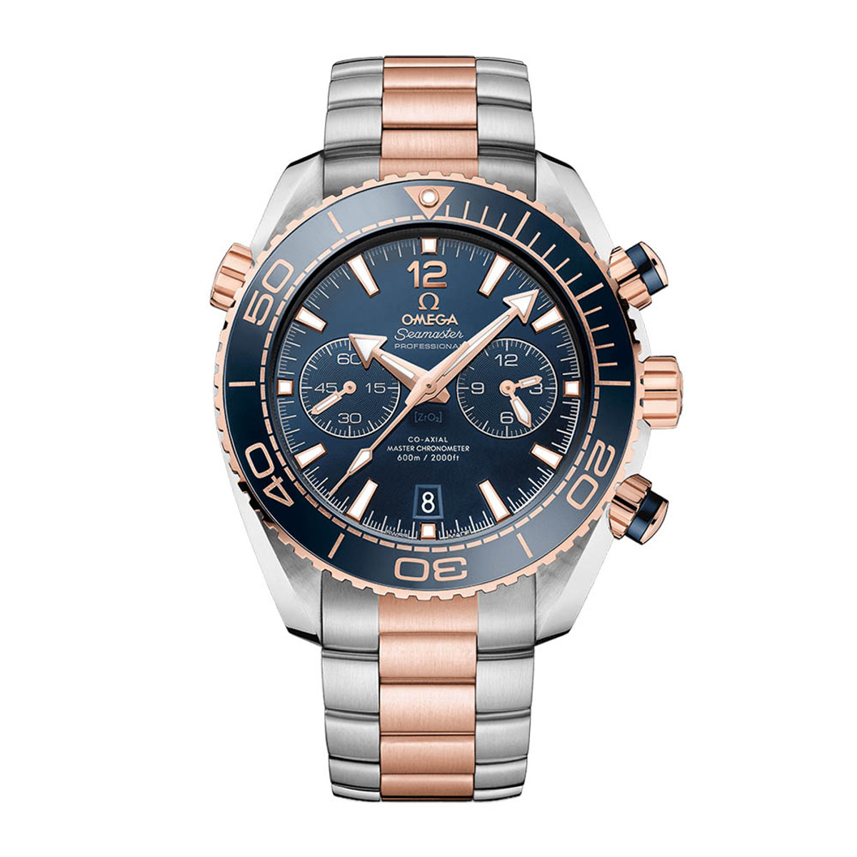 Omega Seamaster Planet Ocean 600M Chronograph 18K Sedna Gold & Steel 45.5mm 215.20.46.51.03.001-WOMG0647