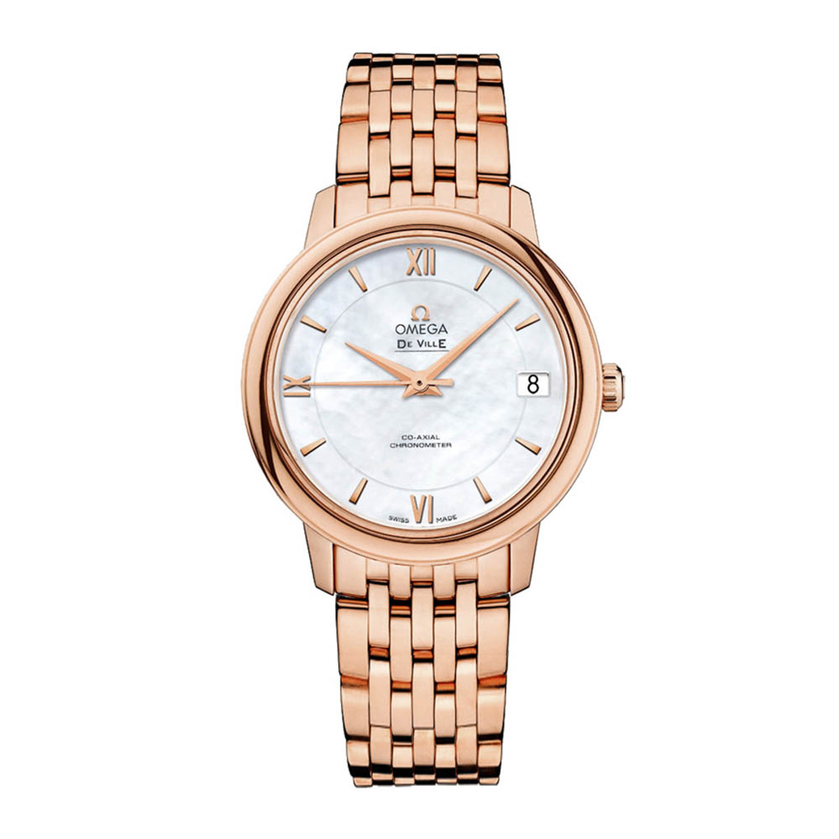 Omega De Ville Prestige 18K Rose Gold 32.7mm 424.50.33.20.05.002-WOML0257