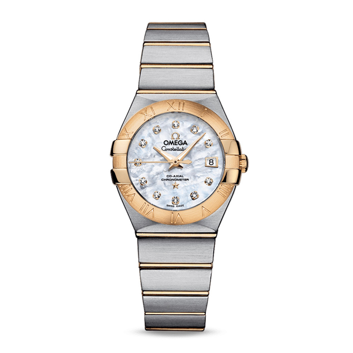 Omega Constellation 18K Yellow Gold & Steel 27mm 123.20.27.20.55.003-WOML0119