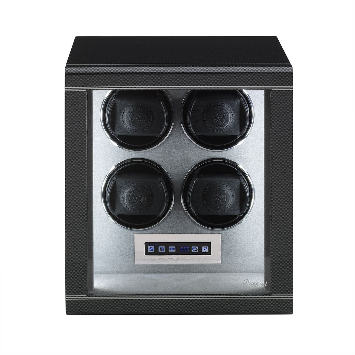 Formula Quad Watch Winder Carbon Fibre-GWBOX00242