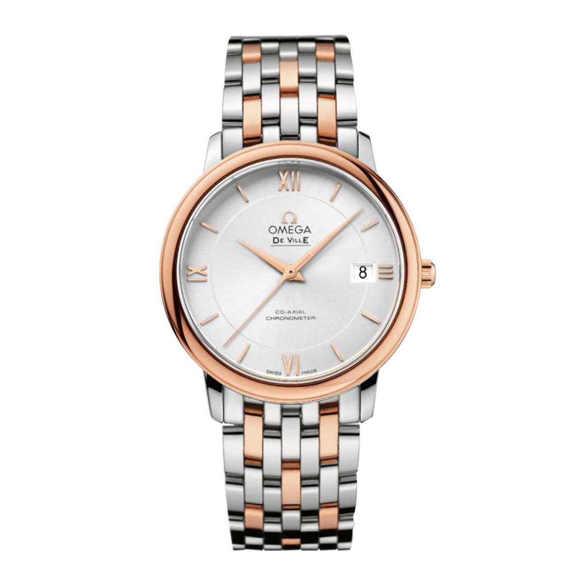 Omega De Ville Prestige 18K Rose Gold & Steel 36.8mm 424.20.37.20.02.002-WOMG0475 Product Image