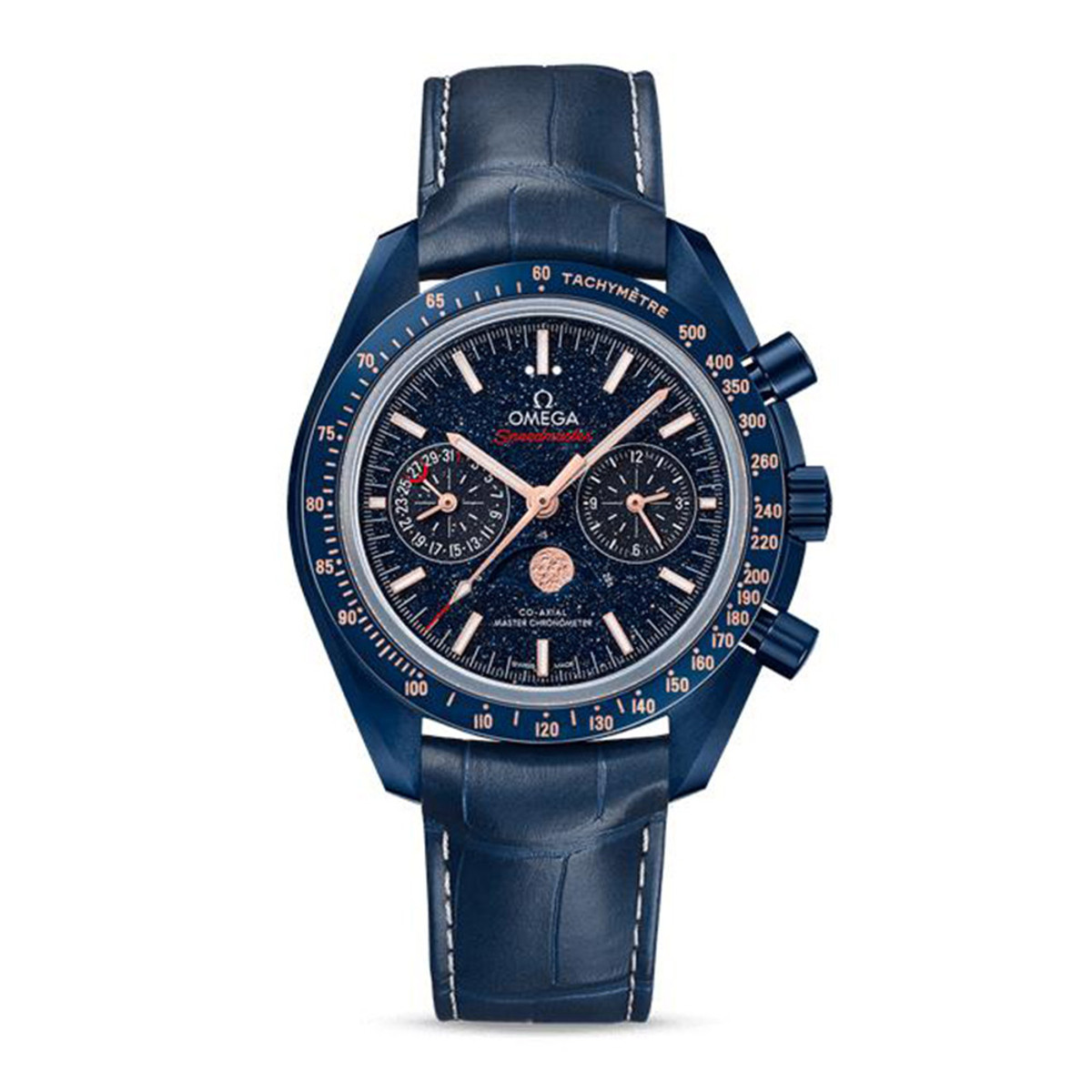 Omega Speedmaster Moonphase Blue Side of the Moon 44.25mm 304.93.44.52.03.002-WOMG0912 Product Image