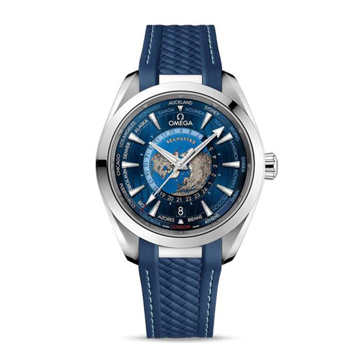 Omega Seamaster Aqua Terra 150M Worldtimer GMT 43mm 220.12.43.22.03.001-WOMG0907