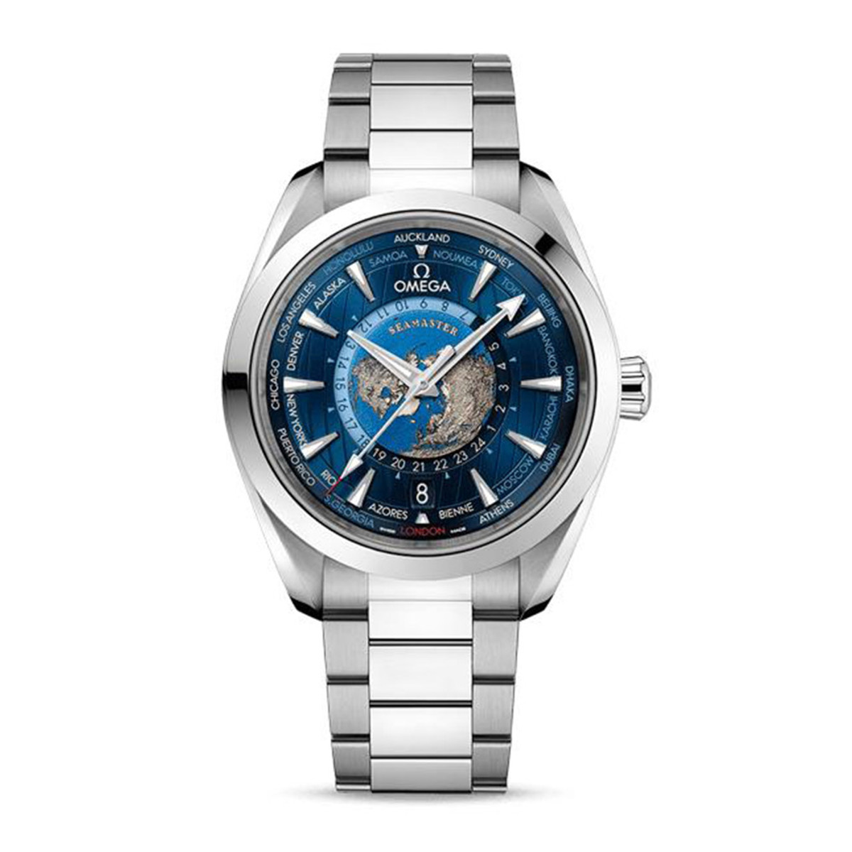 Omega Seamaster Aqua Terra 150M Worldtimer GMT 43mm 220.10.43.22.03.001-WOMG0904