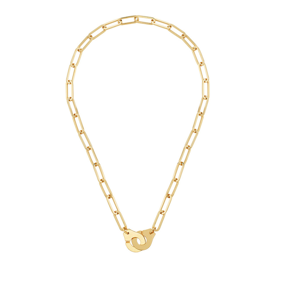 Dinh Van Menottes R15 18K Yellow Gold Chain Necklace-J18NK1085