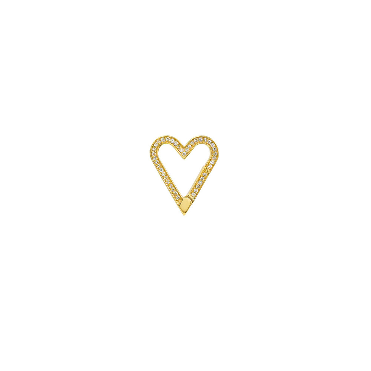 Hyde Park 14KT Yellow Gold Diamond Heart Charm-26841