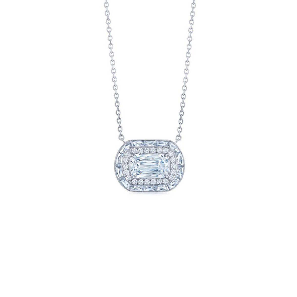 Kwiat ASHOKA® Diamond Pendant with Halo-27433 Product Image