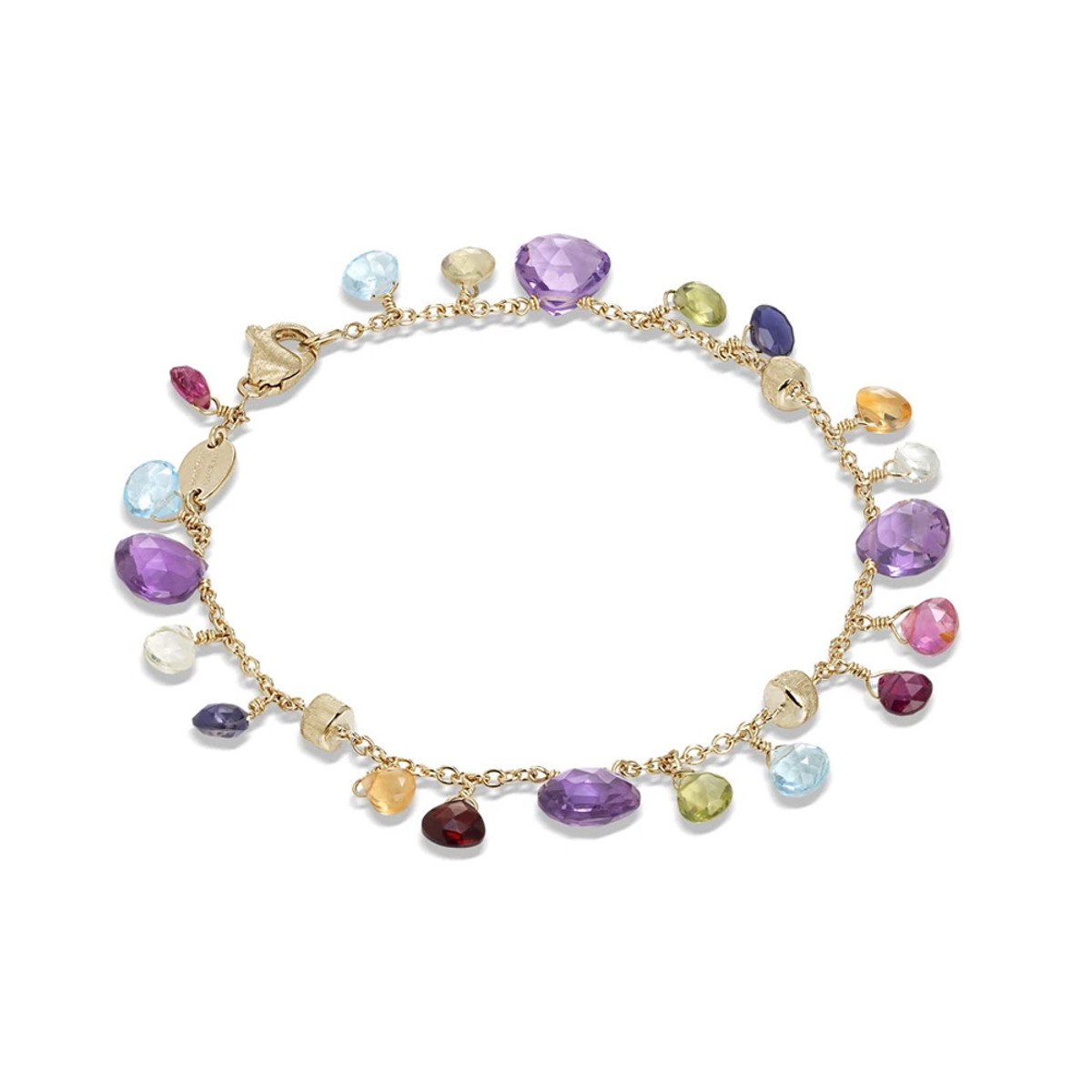 Marco Bicego 18K Yellow Gold Paradise Amethyst & Mixed Gemstone Bracelet-30034 Product Image