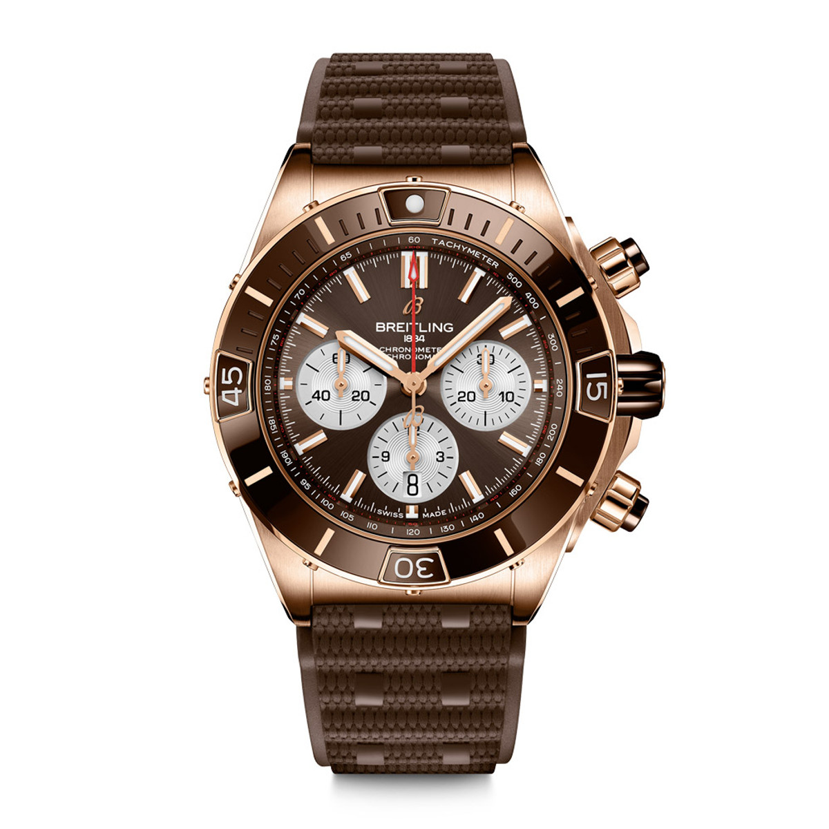 Breitling Super Chronomat 44 B01 Automatic Chronograph 18K Rose Gold RB0136E31Q1S1-31011