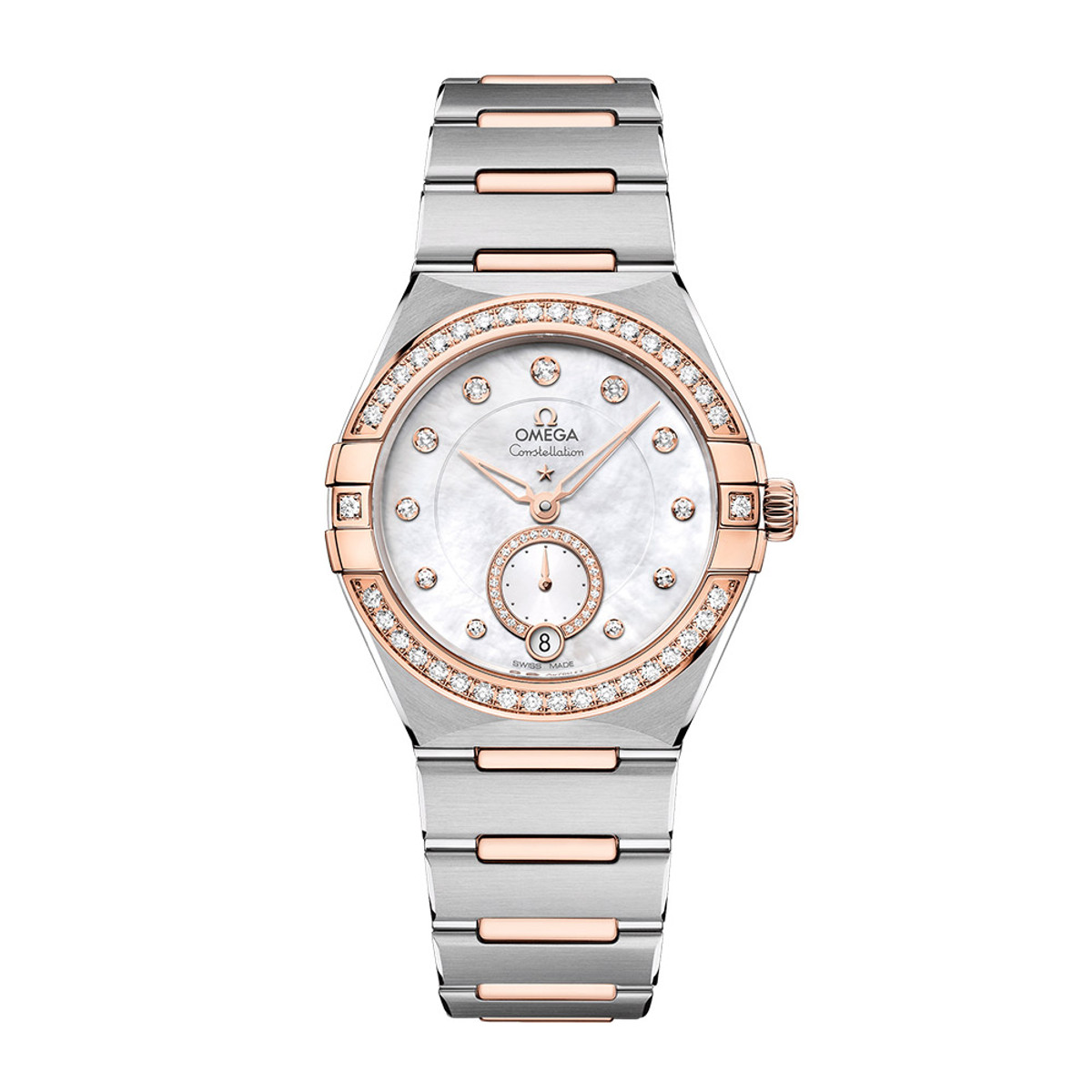 Omega Constellation Small Seconds 18K Sedna Gold & Steel 34mm 131.25.34.20.55.001-31952 Product Image