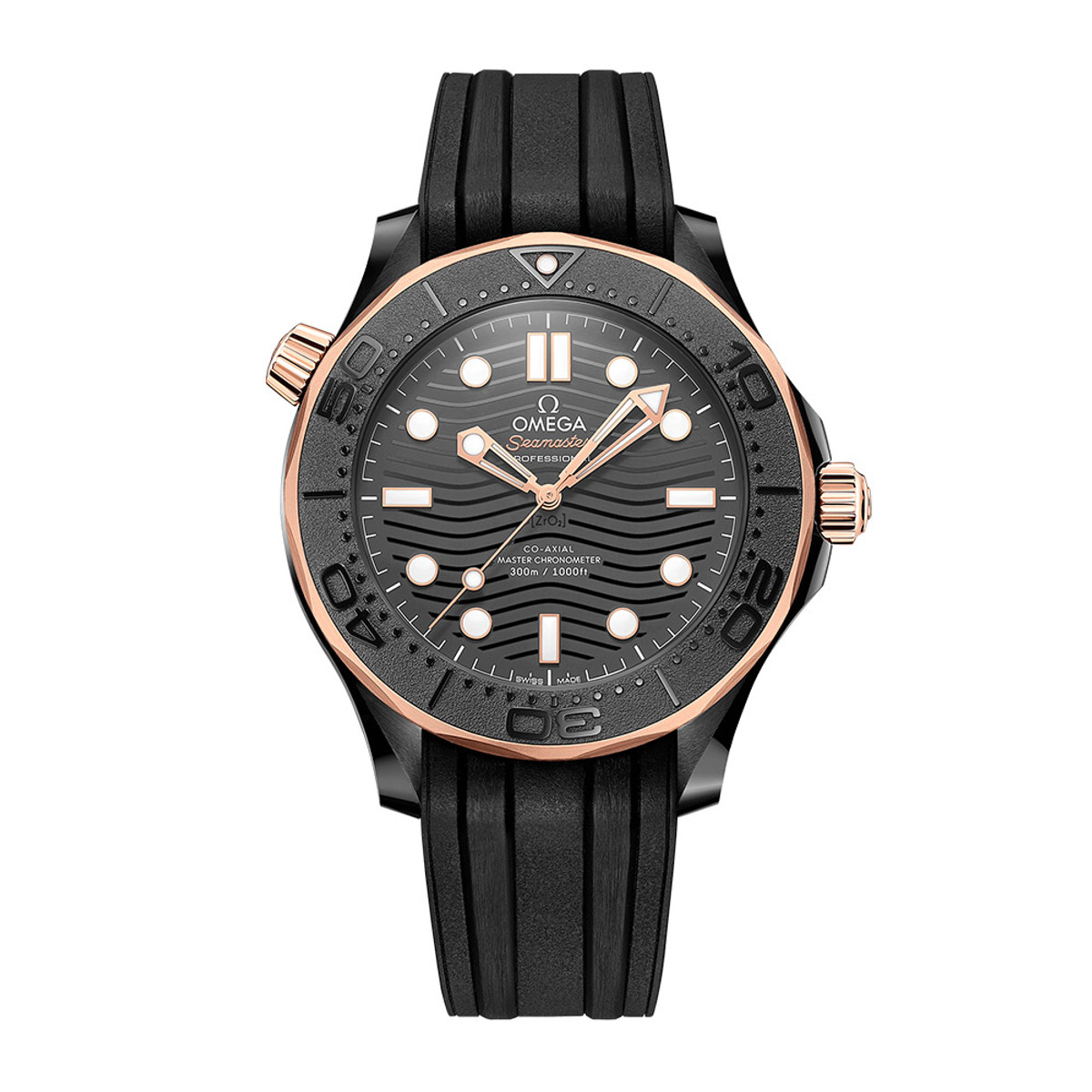 Omega Seamaster Diver 300M Black Ceramic & 18K Sedna Gold 43.5mm 210.62.44.20.01.001-31955 Product Image