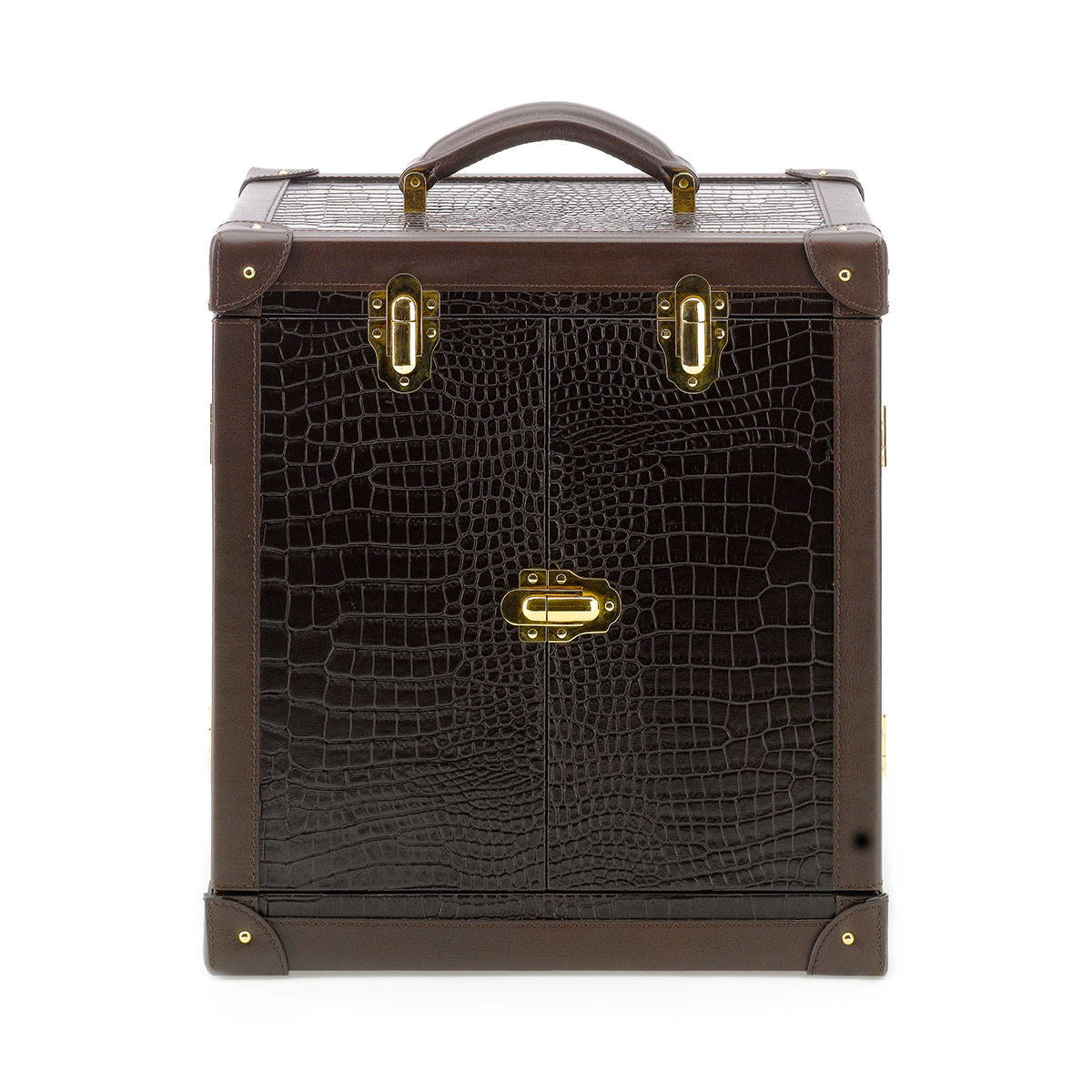 Brompton Accessory Trunk Brown Crocodile-32715 Product Image