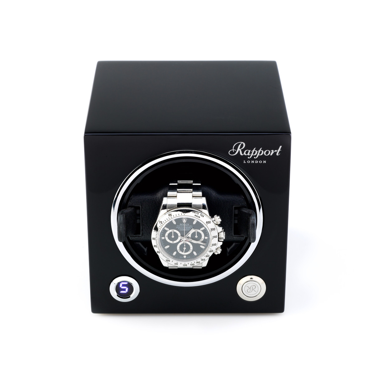 New Evolution Mkiii Watch Winder Cube Black-32719