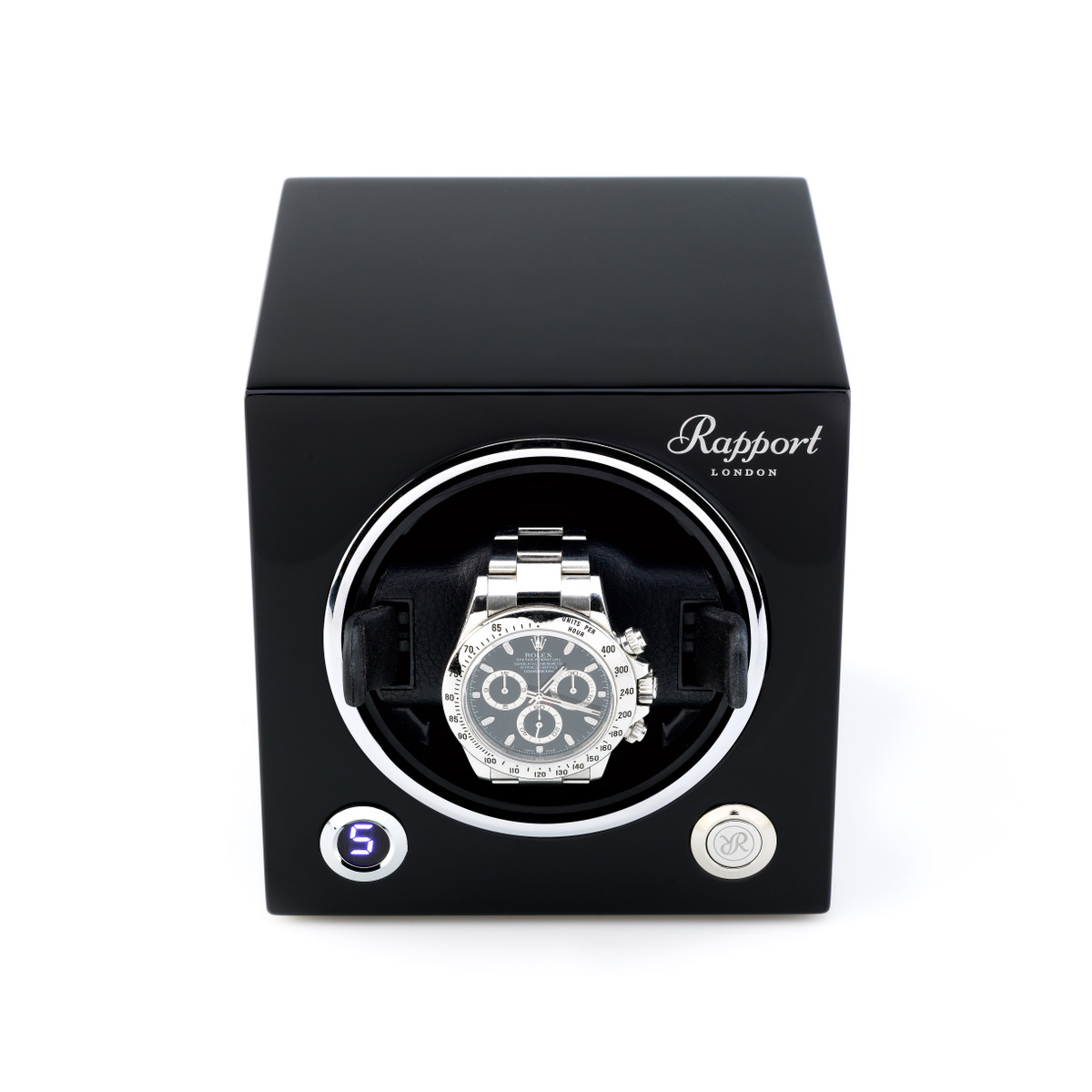 New Evolution Mkiii Watch Winder Cube Black-32719 Product Image