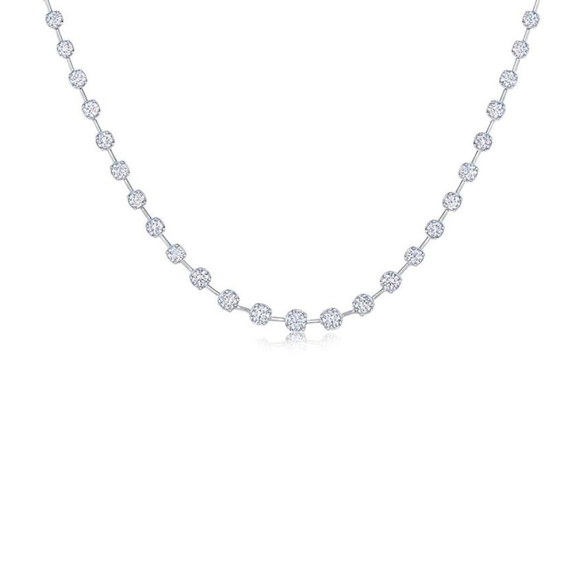 Kwiat 18K White Gold Diamond Starry Night Necklace-33115 Product Image