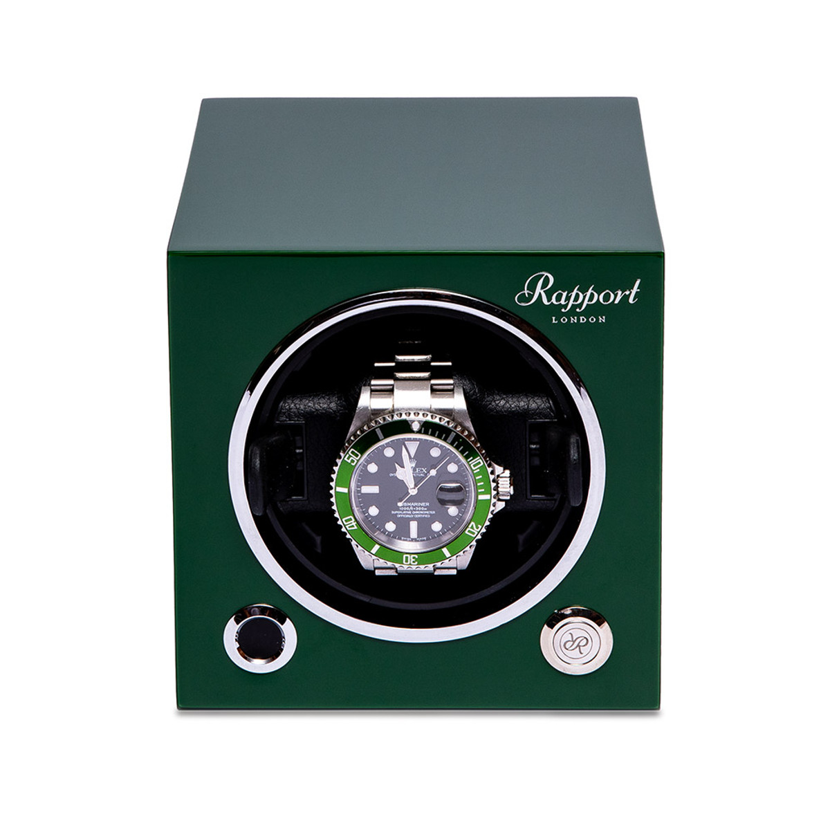 New Evolution Mkiii Watch Winder Cube Green-34268 Product Image