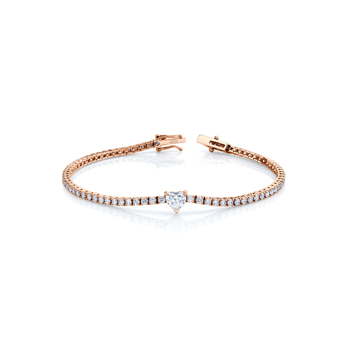 Hyde Park Collection 18K Rose Gold Diamond Bracelet-34608