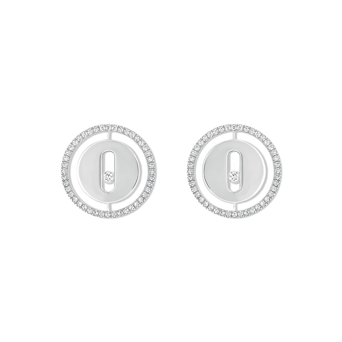 Messika Lucky Move Stud Diamond Earrings-37038