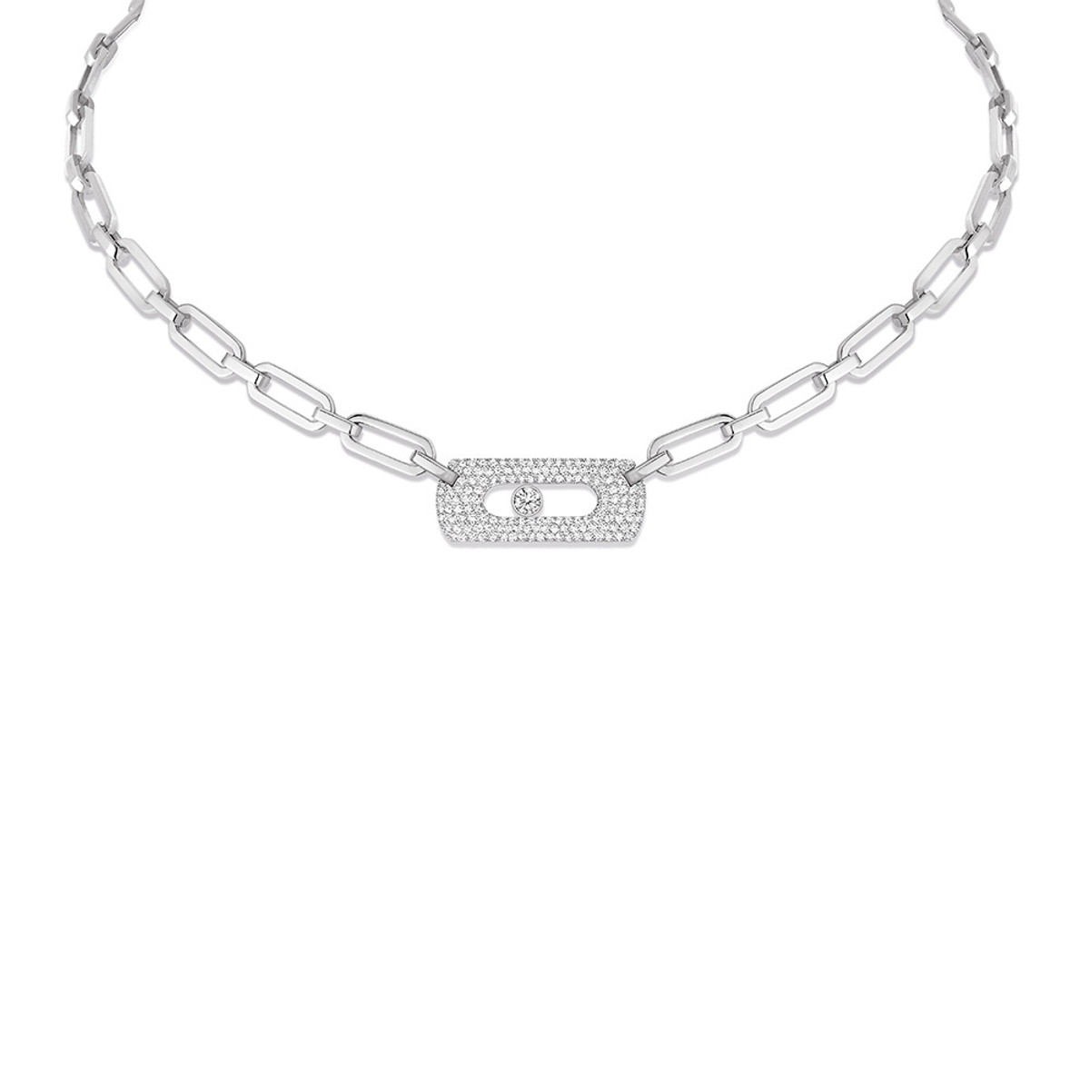 Messika My Move Curb Diamond Necklace-37047