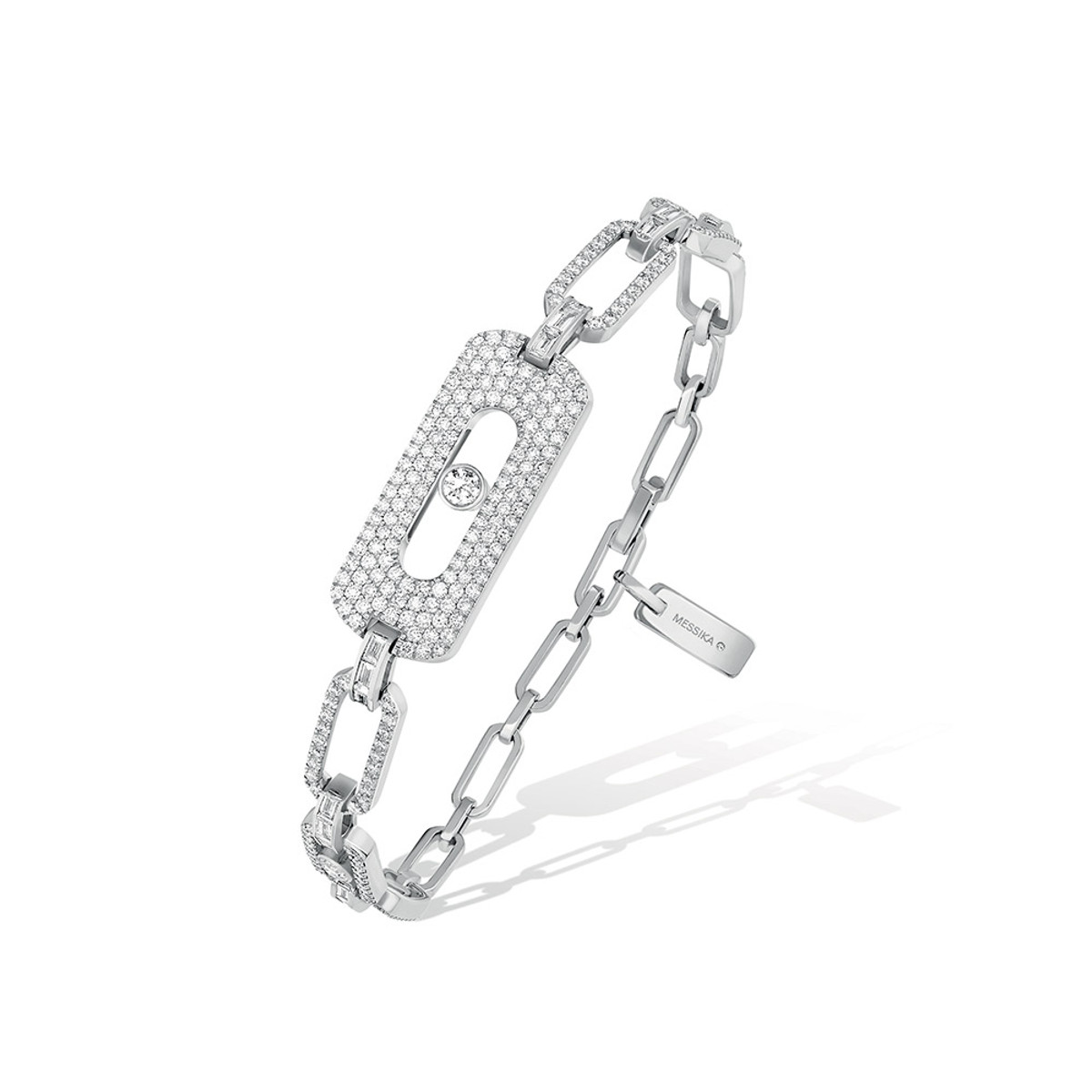 Messika My Move Pave Curb Diamond Bracelet-37048 Product Image