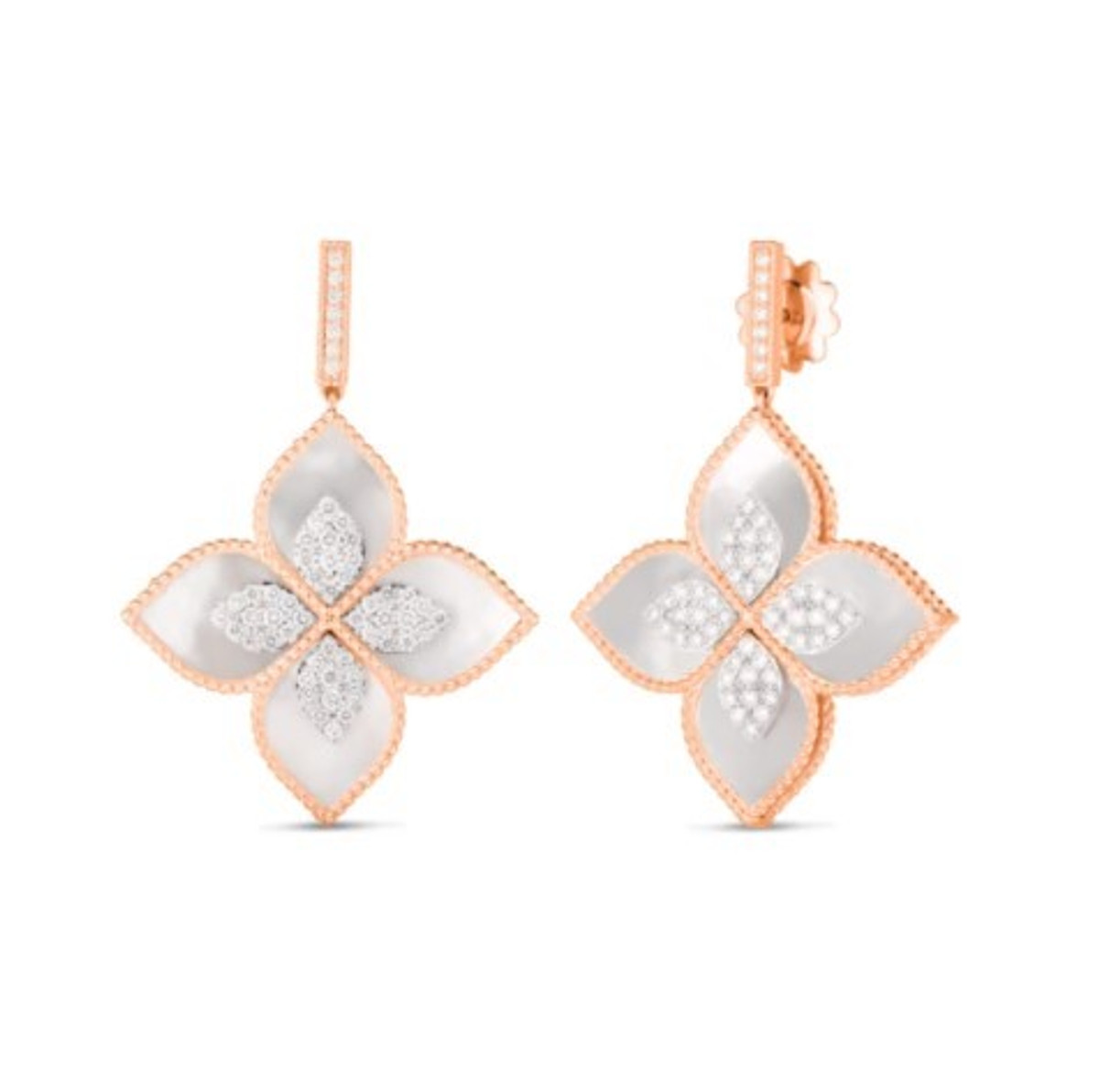 Roberto Coin 18K Rose Gold Venetian Princess Earrings-37216