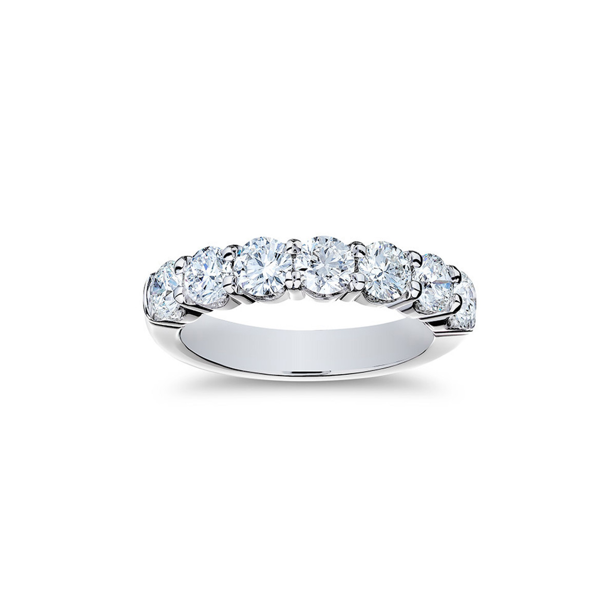 Hyde Park Collection 18K White Gold Diamond Band-37479 Product Image