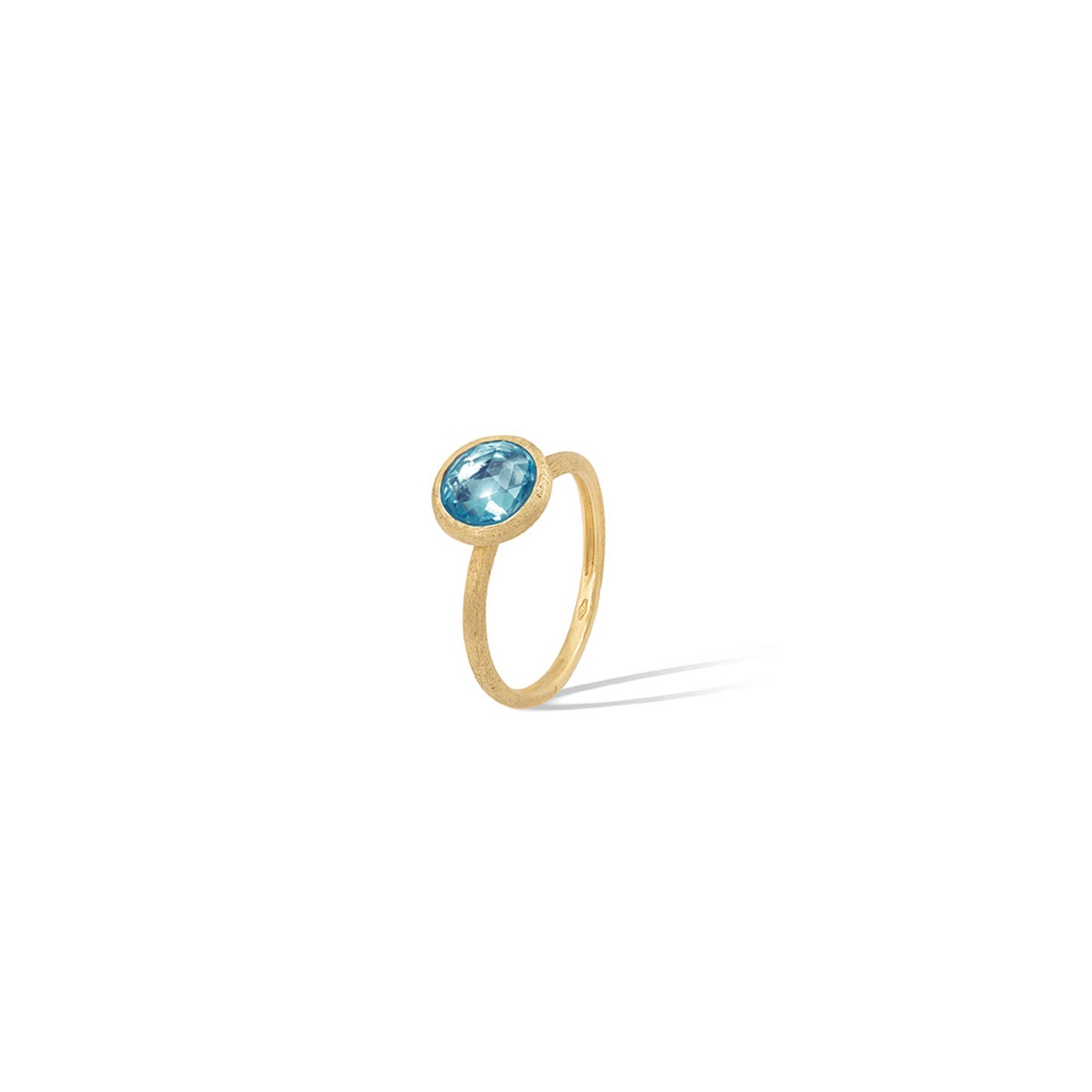 Marco Bicego 18K Yellow Gold Jaipur Blue Topaz Ring-39546 Product Image