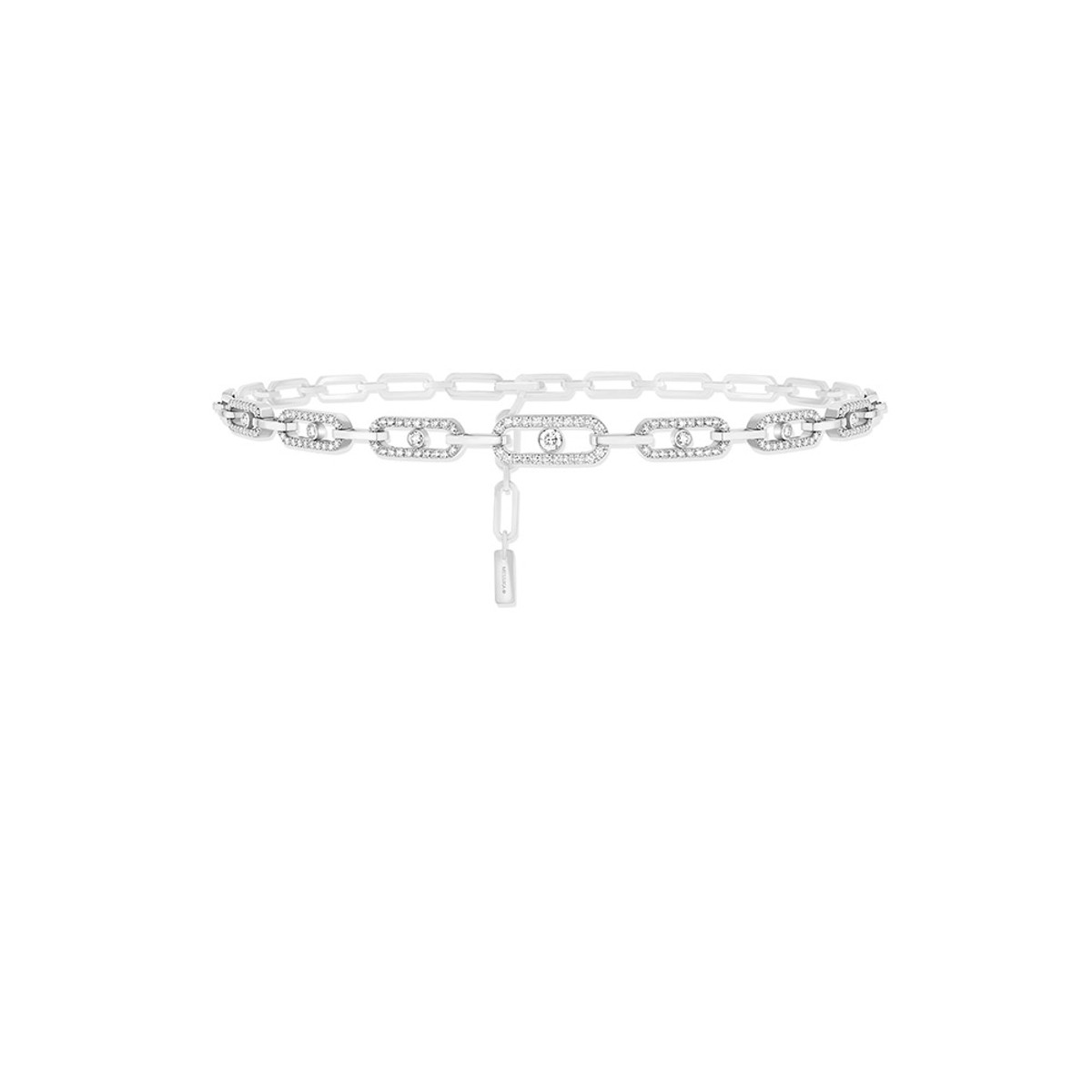 Messika 18K White Gold Move Uno Diamond Multi Choker-40101 Product Image