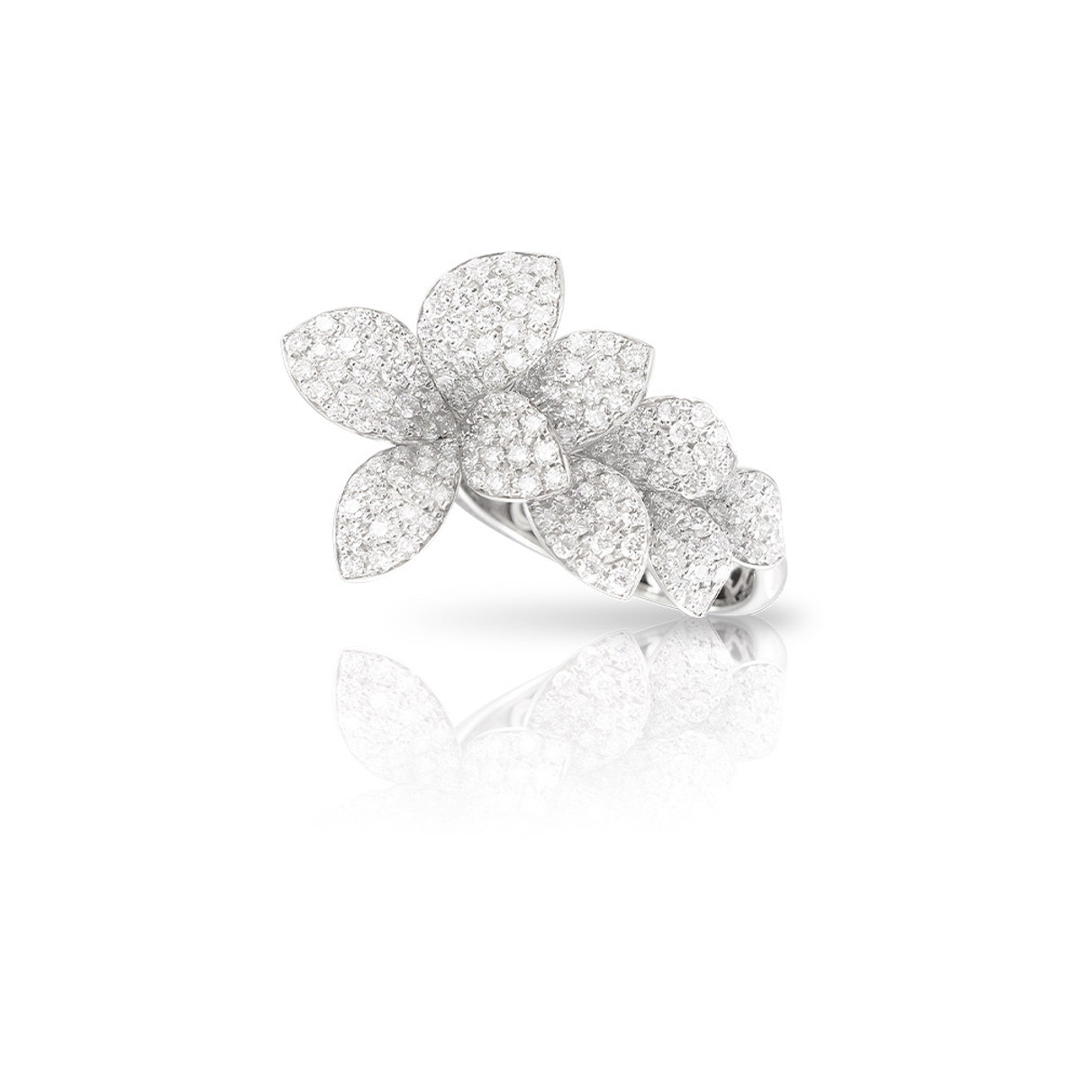 Pasquale Bruni 18K White Gold Diamond Stella in Fiore Ring-42376