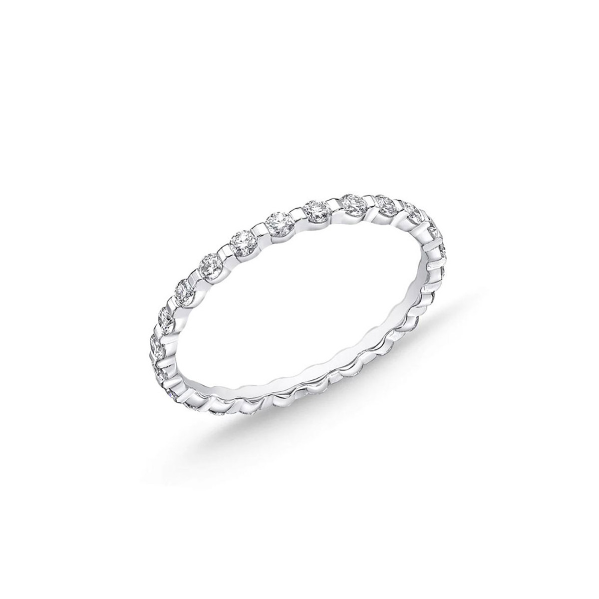 Hyde Park Collection 18K White Gold Diamond Eternity Band-42571